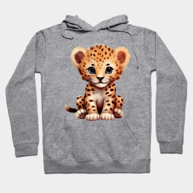 Baby Leopard Hoodie by Chromatic Fusion Studio